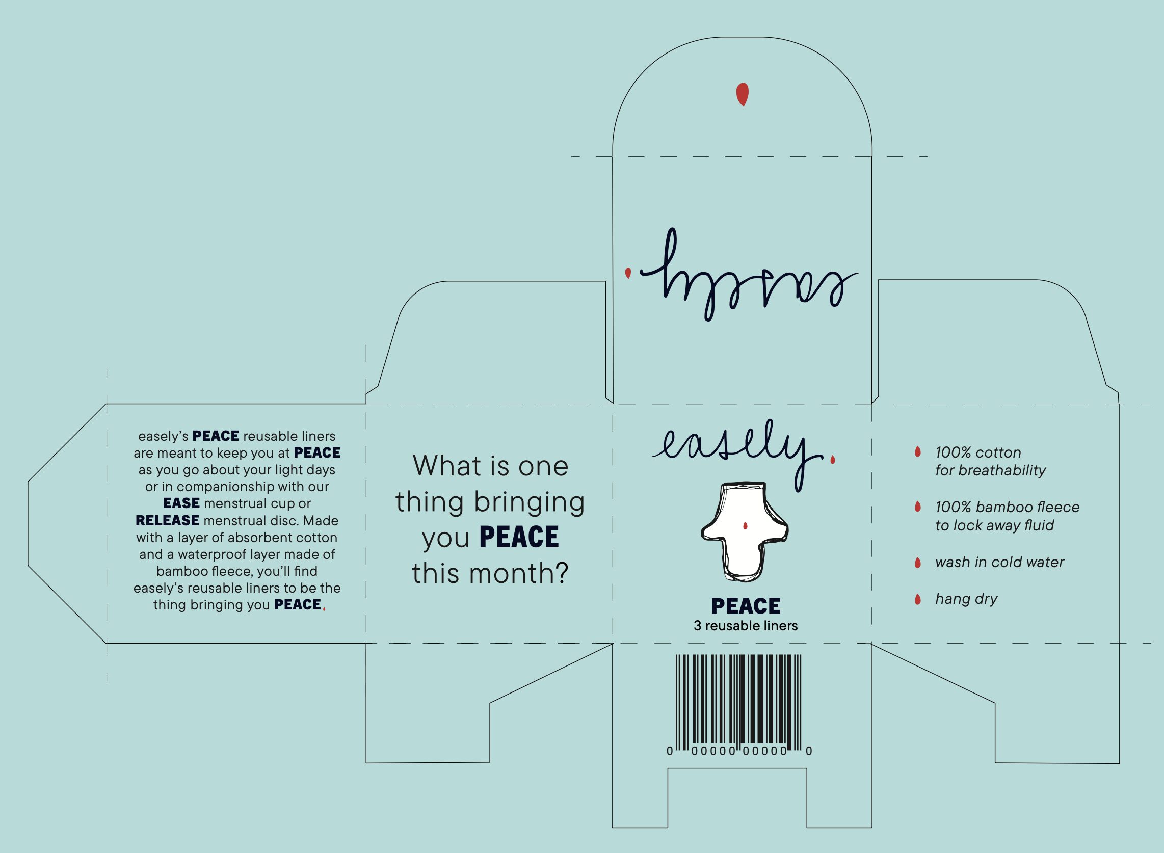 easely peace dieline easely peace dieline