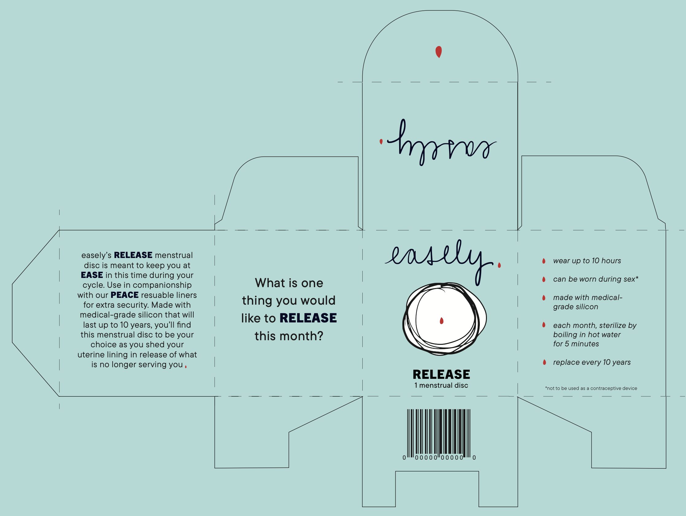 easely release dieline easely release dieline