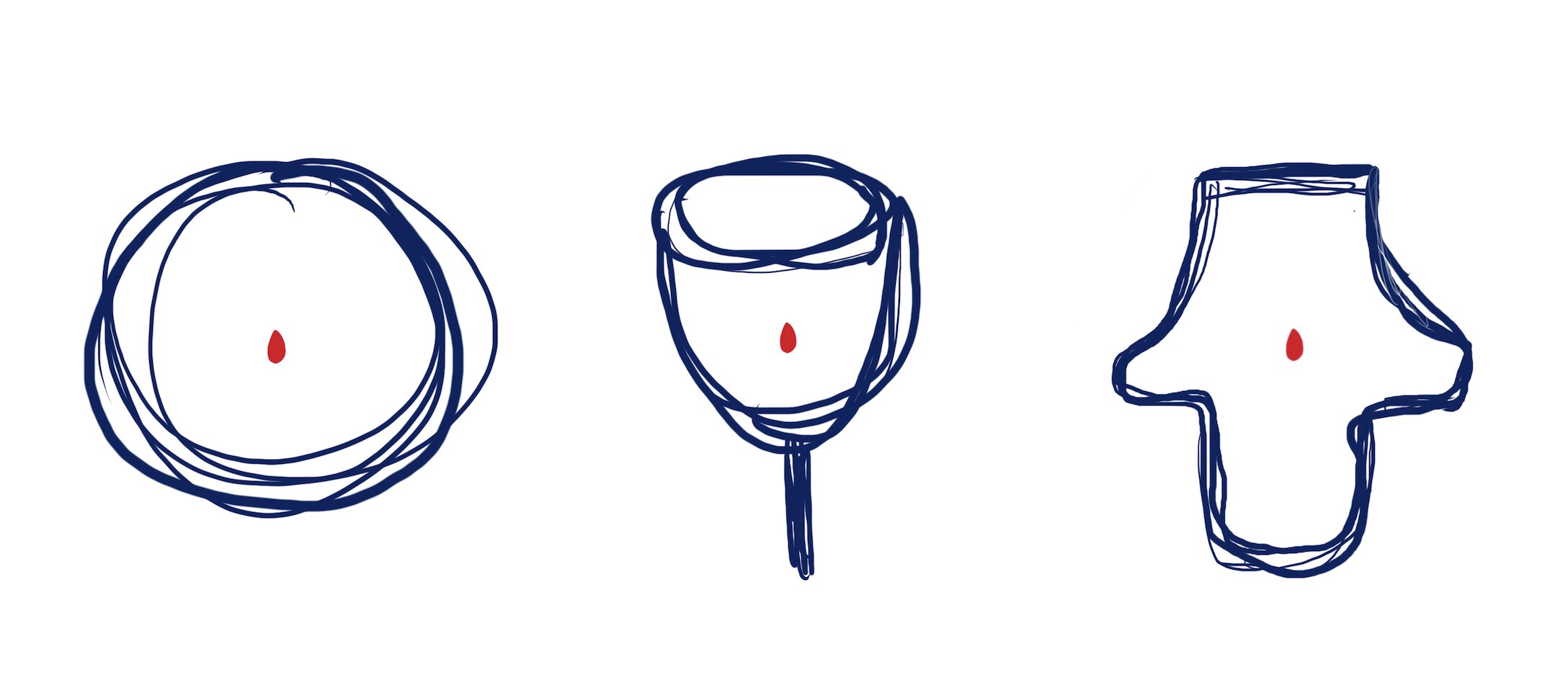 menstrual product sketches menstrual product sketches